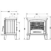 Poêle à bois Invicta - NORIK 6kw