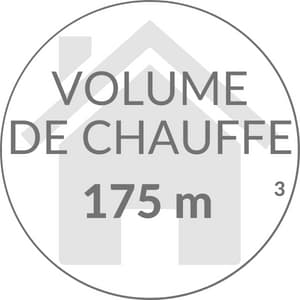 Poeles  bois volume de chauffe