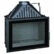 Foyer  bois - 700 GRAND ANGLE avec volet 12kw