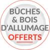 bches et bois d'allumage offerts