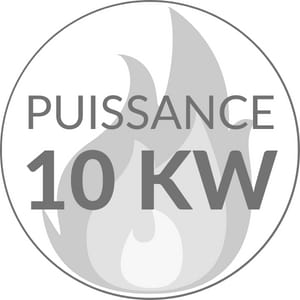 Poeles  bois puissance 10 kW