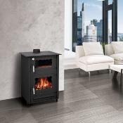 Poêle à bois Interstoves avec four - ROSA 13kw