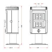 Poêle à bois Invicta - MAIRY 10kw