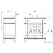 Poêle à bois Invicta - SIAM 12kw