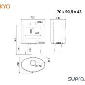 Poêle à bois Supra - KYO 10kw