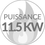 Poeles  bois puissance 11.5 kW